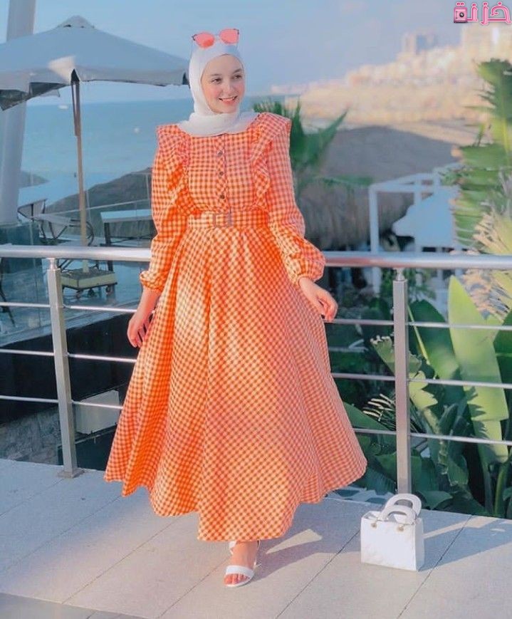 فساتين سواريه محجبات بسيطة