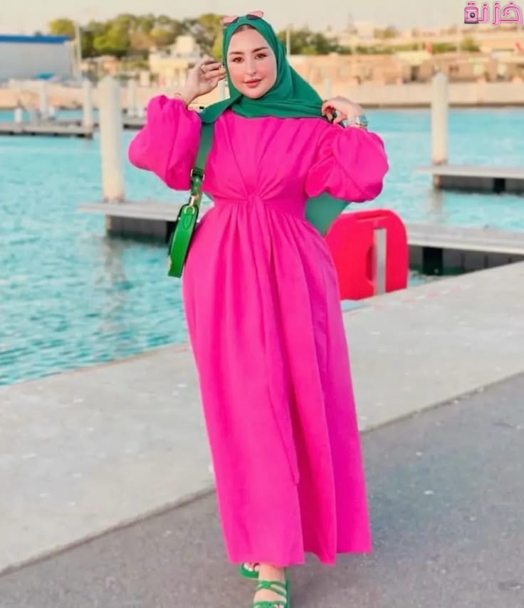 فساتين خروج صيفي محجبات